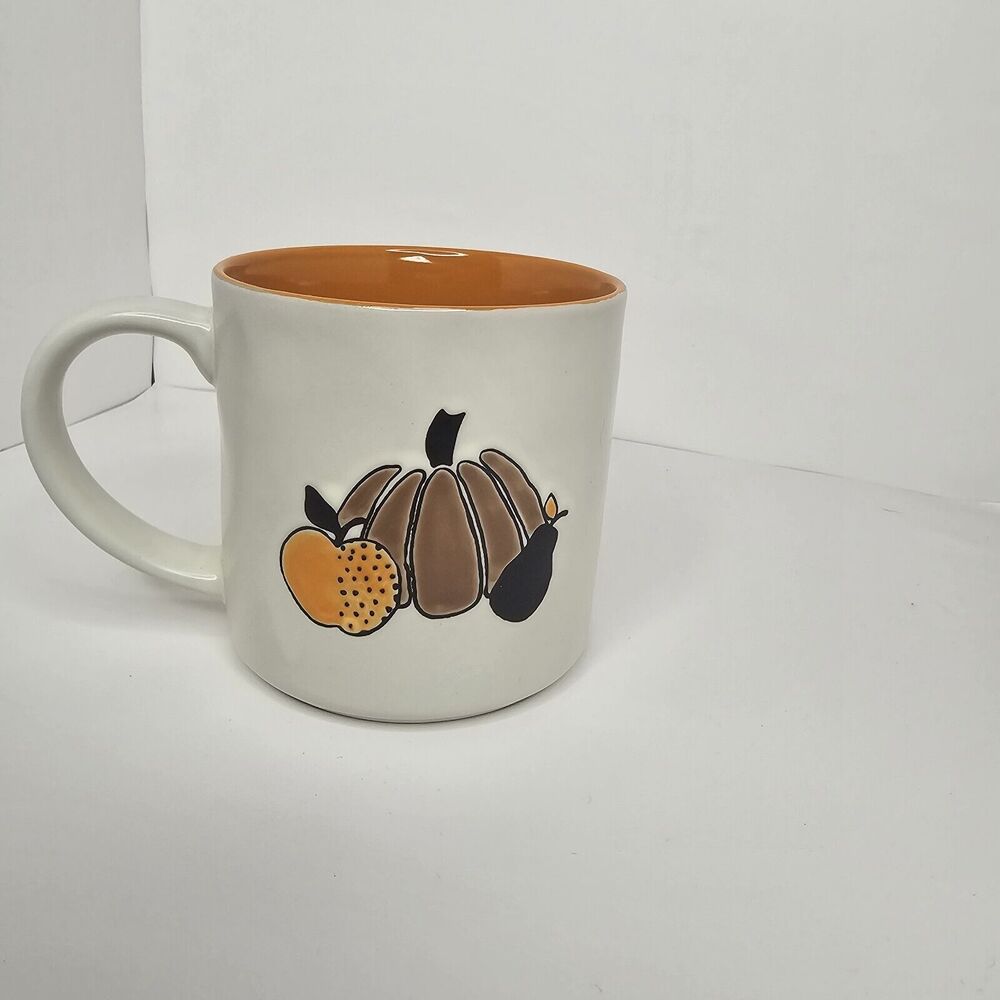 Spectrum Designz Fall Autumn Pumpkin Apple Pear Coffee Mug Tea